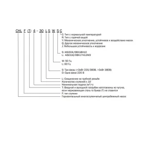 CNP CHL15-30LSWSR - многоступенчатый насос (ЦНП) CNP CHL15-30LSWSR - многоступенчатый насос (ЦНП)